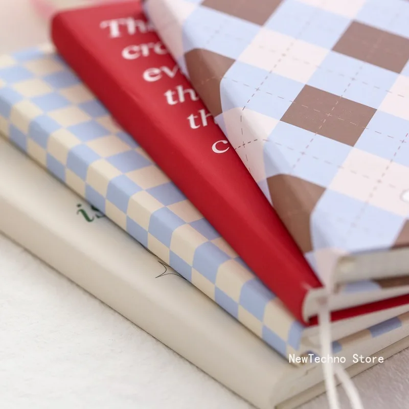 하드 커버 내부 페이지 다이어리 클립북 노트북, 80 매 일기 플래너, 사무실 학교 문구 2024, 신제품