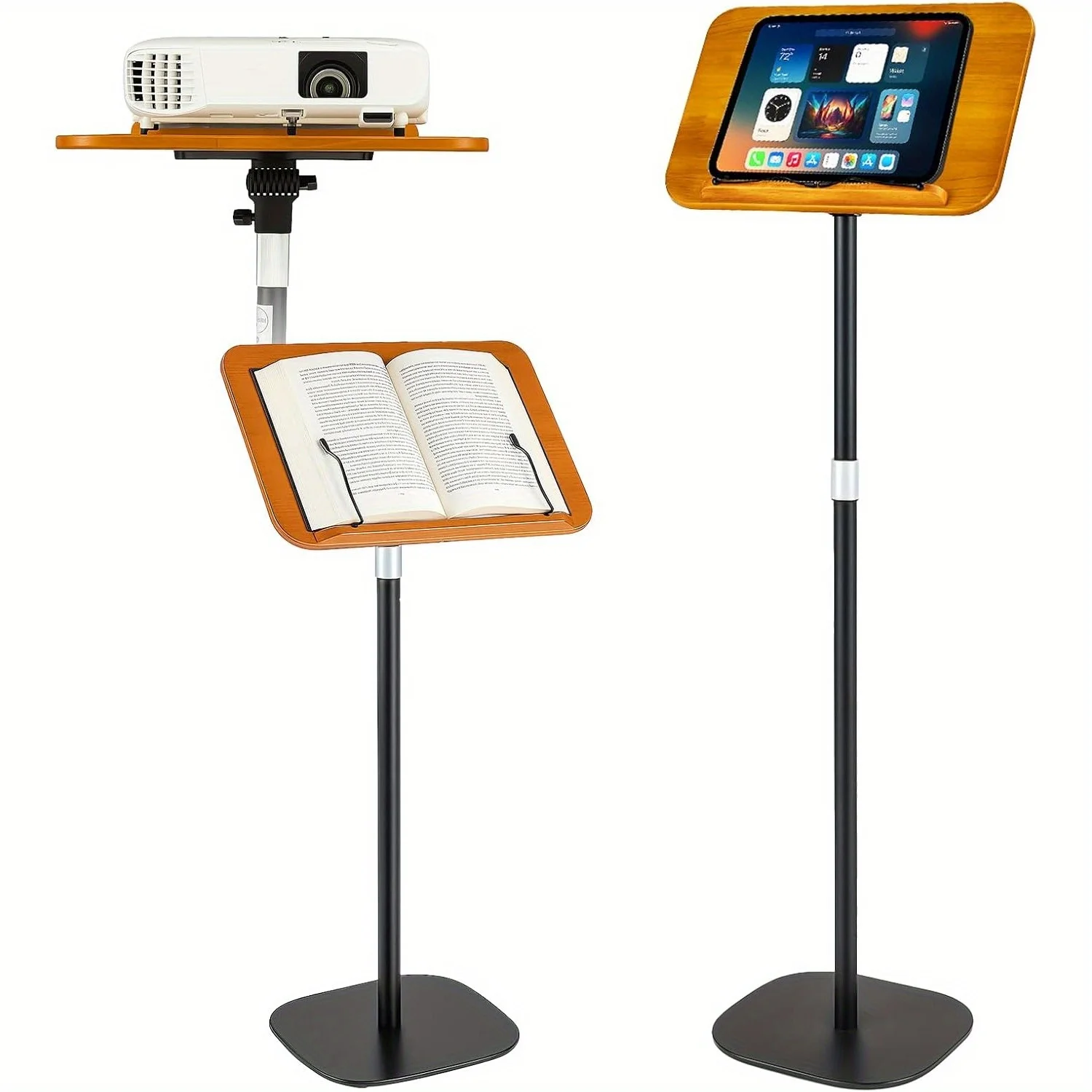 Adjustable Floor-standing Reading Stand with Removable Tray - Heavy ...