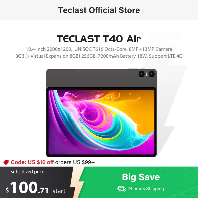 【美品】TECLAST T40 Air タブレット LTEモデル Amazon.com : TECLAST Tablet 10.4 inch 256GB T40Air Android