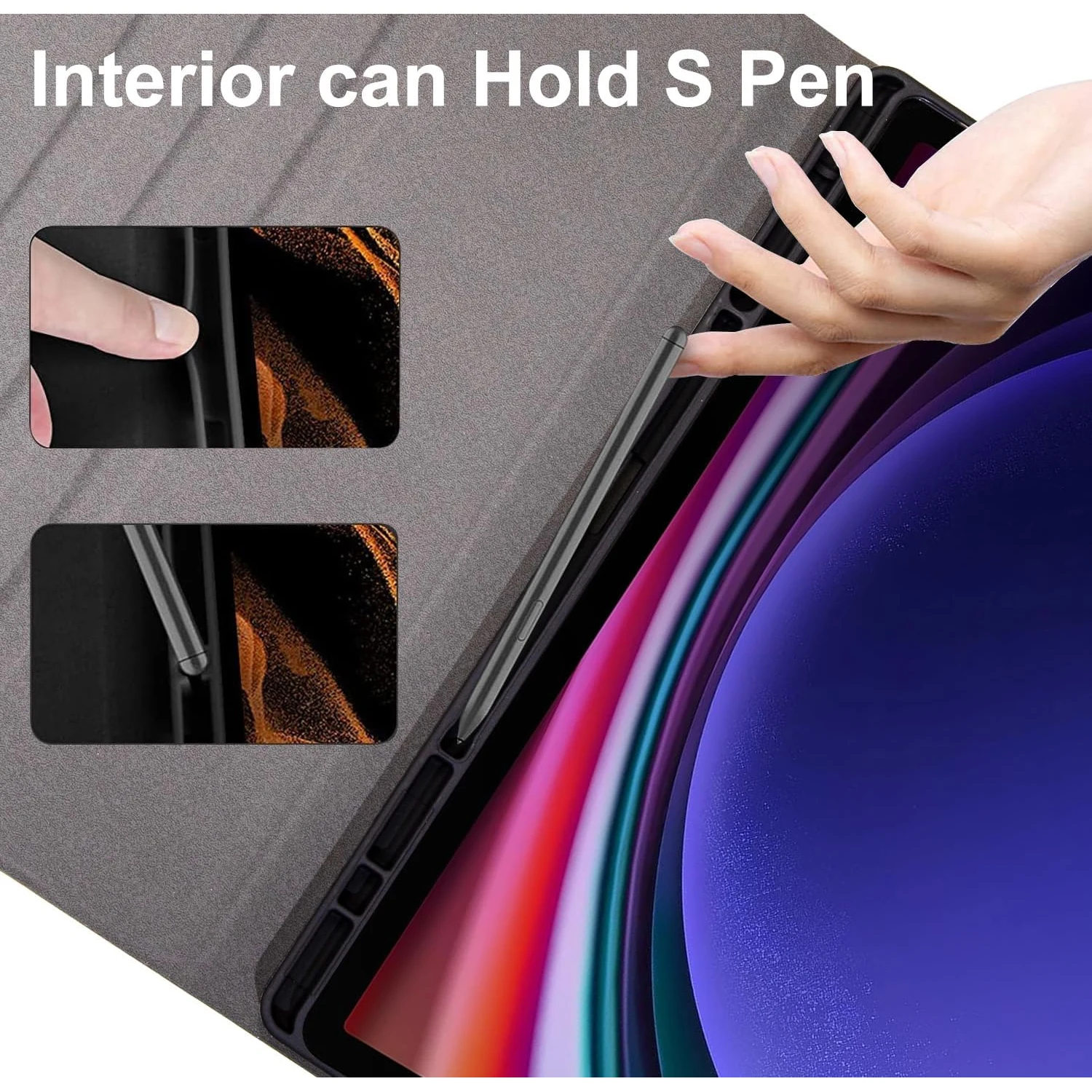 Premium Keyboard Case with Detachable PU Leather Cover