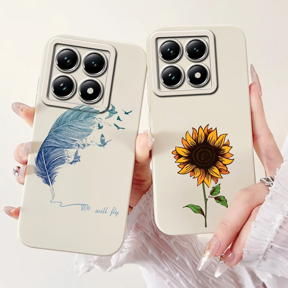 Luxury Sunflower Cartoon Girls Soft Silicone Phone Case