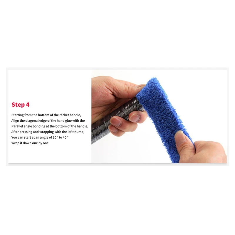 Description Picture 5 of item1 Reel 10M Towel Glue Grip Badminton Tennis Racket Overgrips Non-Slip Sweat Band Grip Tape Replacement Wrap Sweatband 10Mx3.2cm