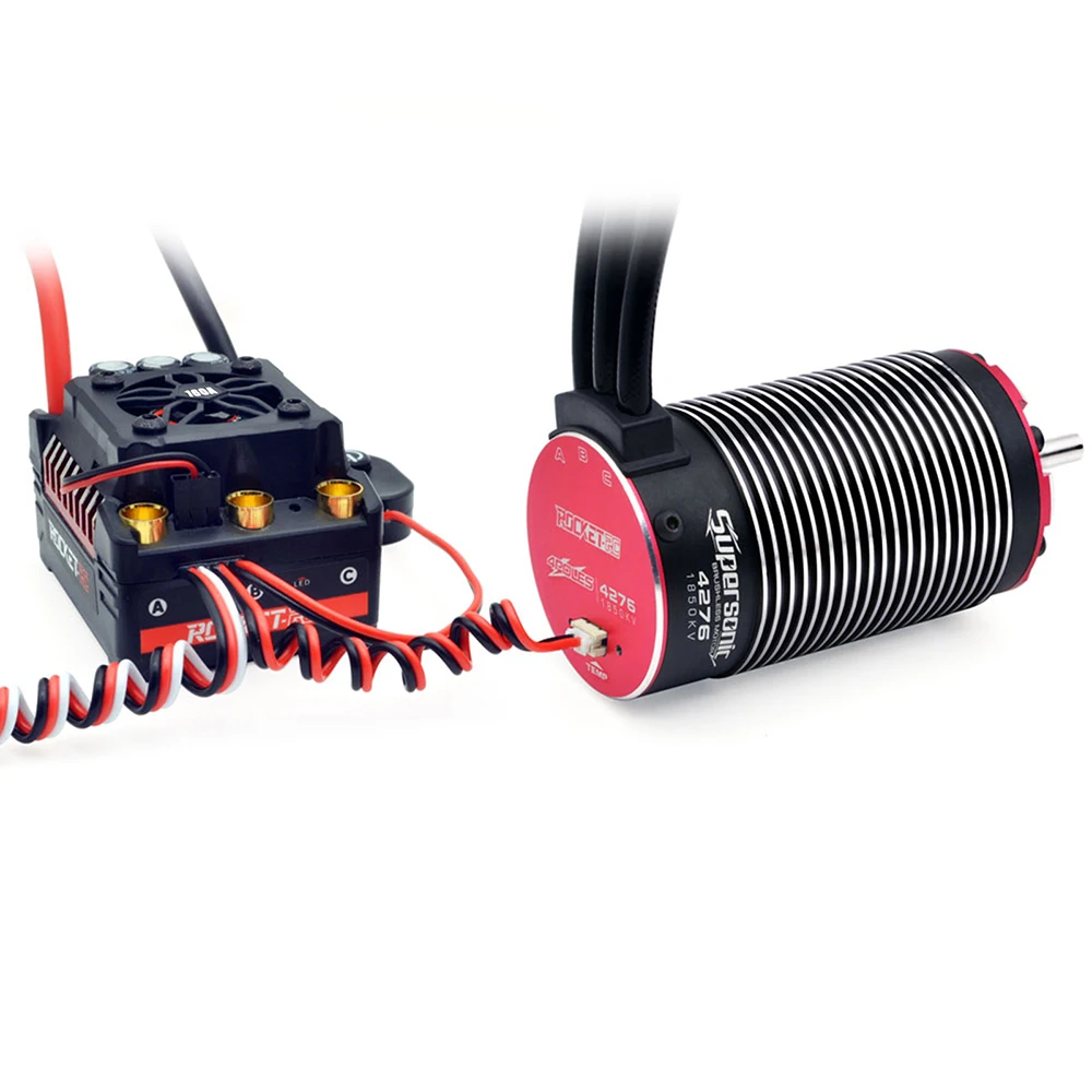 Фото Бесщеточный двигатель Surpass Hobby Rocket-RC и ESC Combo 4268 4274 4282 4292 1/8 A 120A для 1/7 RC Car Truck Traxxas Wltoys HSP №5
