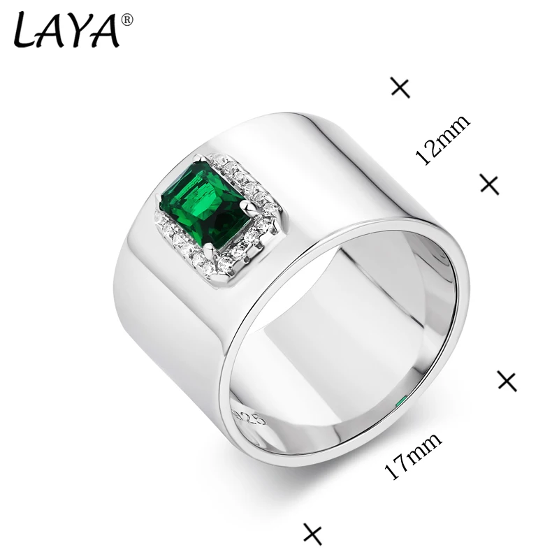 SILVER925 GREEN STONE RING/シルバー/リング 925 Sterling Silver Ring With Flat Top Cushion Cut Green