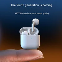 Pro4 zestaw słuchawkowy Bluetooth czwartej generacji z etui z funkcją ładowania sport pół-w-ucho bezprzewodowe słuchawki Stereo dla inteligentnego telefonu PK I12