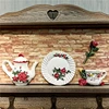 Wooden Home Miniture Key Hook Ornamental Metal Tableware Model Wall Handbag Hanger Everyday Convenience Homeware Decor Door 4