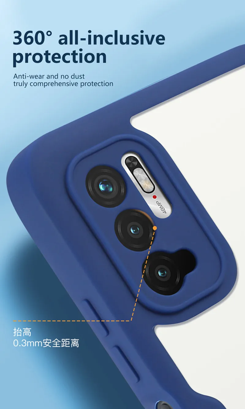 360 Full Body Cover For Xiaomi 11 Lite 5G NE 12 11T Poco X3 X4 Pro Double Clear Case Redmi Note 11S 10 11 Pro 9T 9AT 9C _voghion.com