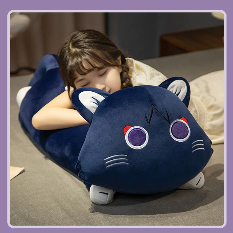 

60/100cm Genshin Impact Wanderer Plush Toys Kawaii Scaramouche Plushie Dolls Decor Pillow Cushion Anime Figure Gifts For Girls
