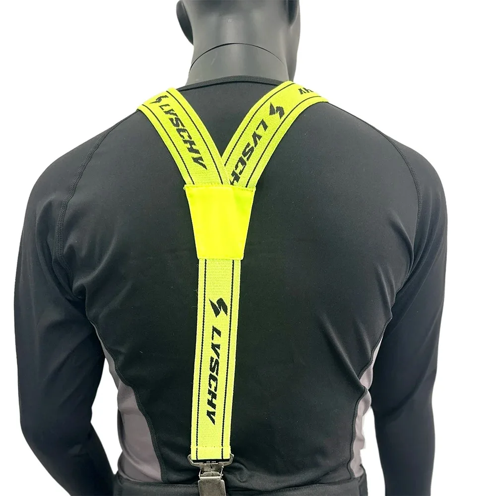 Y Suspender Straps High Elastic Adjustable for Motorcycle Racing Pants
