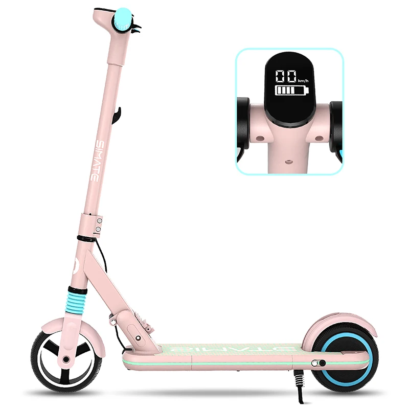 Light Rain S3 Electric Scooter For Kids Children 130W Motor 24V/1Ah Battery 14Km/h Max Mileage Range 8KM Escooter 6.5 Inch Tires