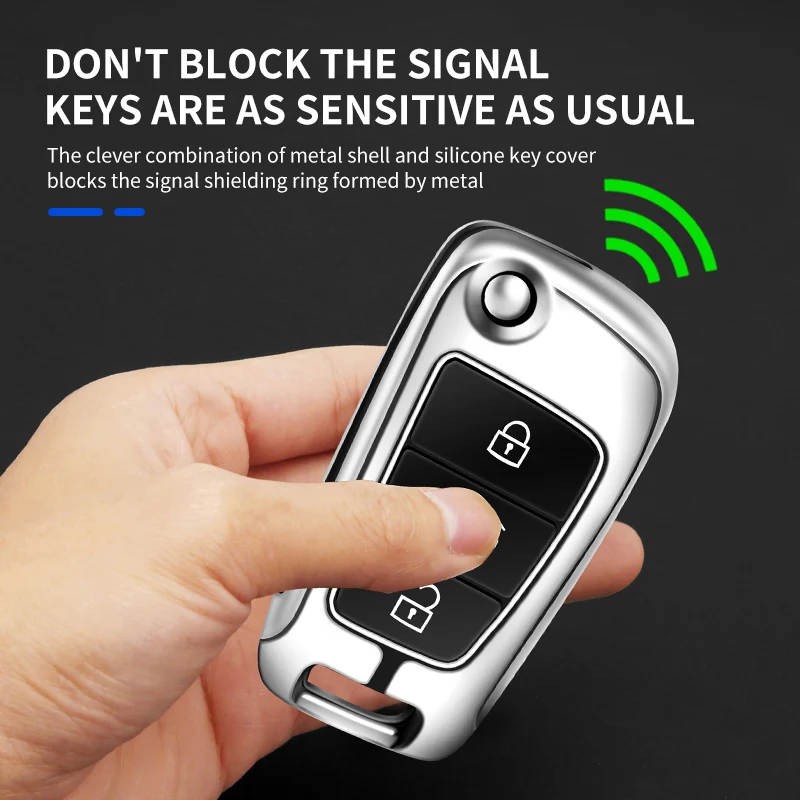 Portachiavi-con-copertura-a-distanza-per-auto-in-metallo-Fob-per-Audi-A1-A3-8P-8L.jpg Portachiavi con copertura a distanza per auto in metallo Fob per Audi A1 A3 8P 8L A4 A5 B6 B7 A6 A7 C5 C6 4F Q3 Q5 Q7 Q8 TT S3 S4 S6 RS accessori - Portachiavi con copertura a distanza per auto in metallo Fob per Audi A1 A3 8P 8L