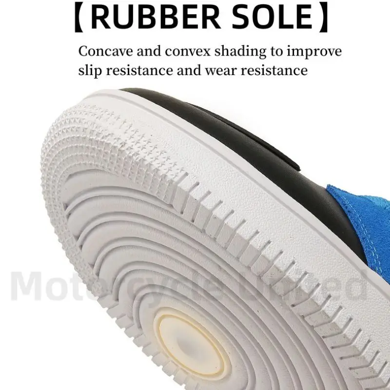 Motorcycle Boots Men Biker Shoes Moto Sneaker Microfiber Leather Adventure Motocross Shoes Anti-slip Motorcycle Supplies