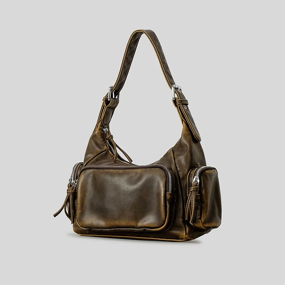 Designer Y2k Black Grunge Handbag for Cool Girls Motor Style