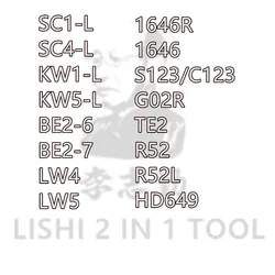 LISHI Multipurpose Lock Picking Tool for Professional Locksmiths (HD5649)