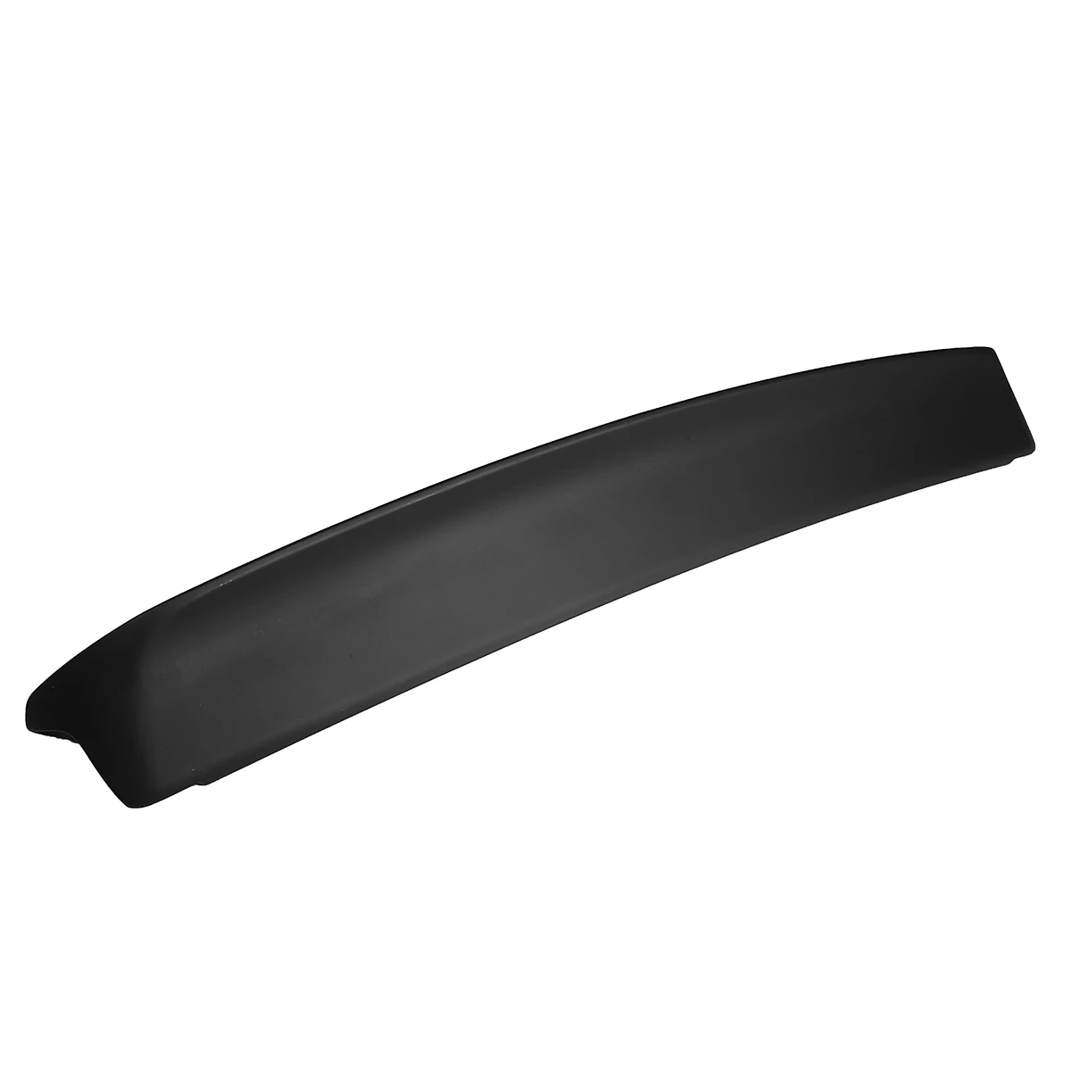 Matte Black ABS Plastic Rear Trunk Spoiler Lid Extension Wing
