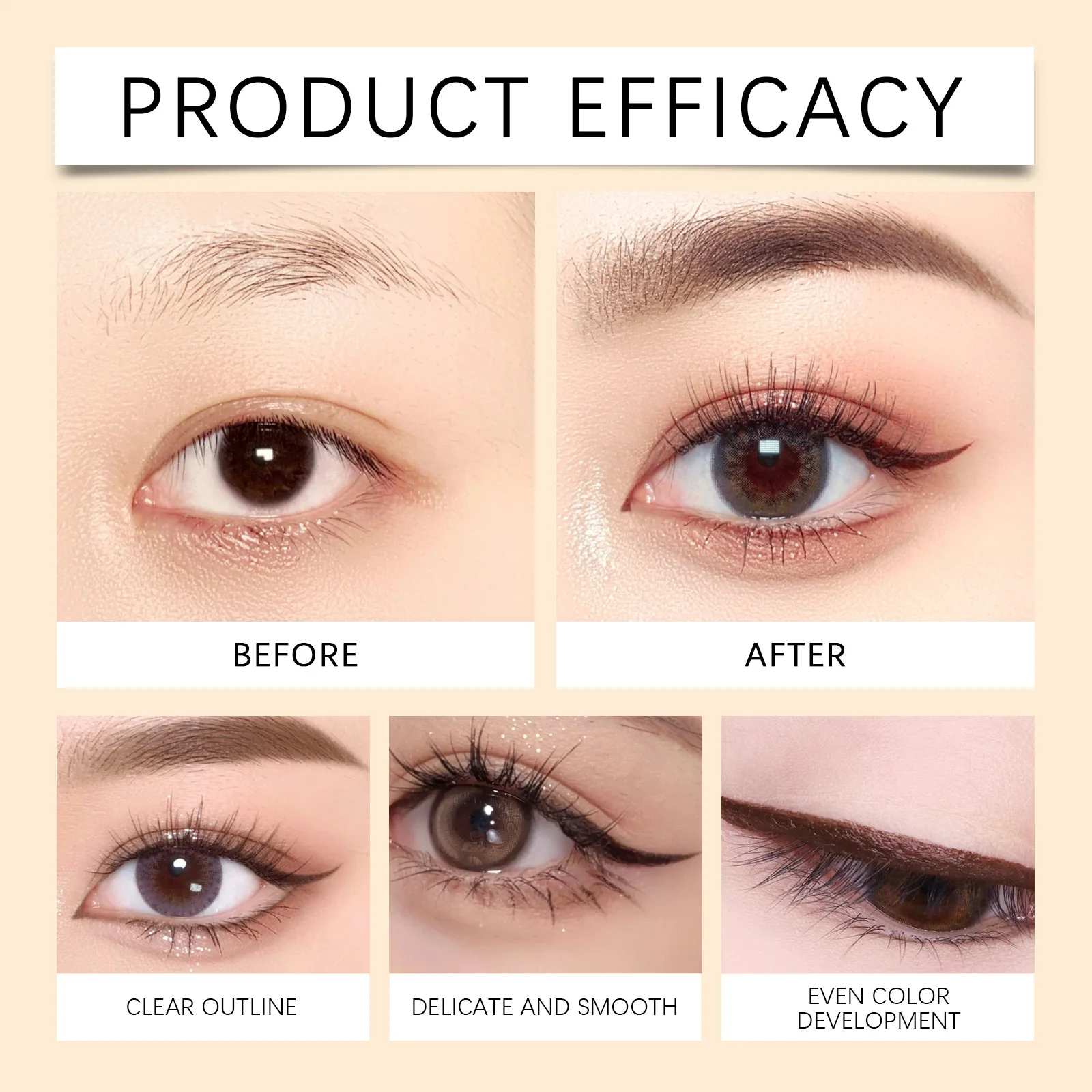 Waterproof Matte Eyeliner Gel Pen Precise Quick Dry Eye Makeup_voghion.com