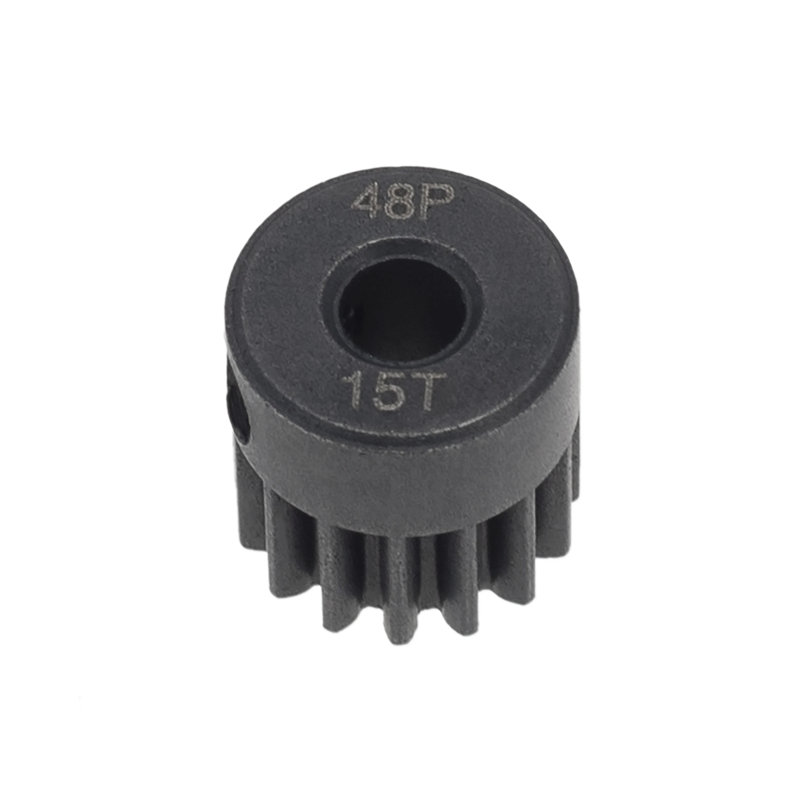 블랙 스틸 금속 피니언 모터 기어 1/10, AXIAL SCX10 RC 모델 자동차 모터 부품, 48P, 3.175mm, 16T, 17T, 18T, 19T, 20T, 22T, 24T, 25T, 26T, 27