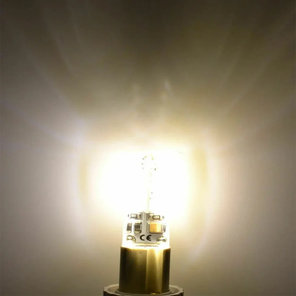미니 G4 LED 전구, 절약 실리콘 램프, 360 빔 각도, 할로겐 조명, 스포트라이트 샹들리에 교체, 2W, 24led, 12V, AC220V, 3014SMD, 10 개