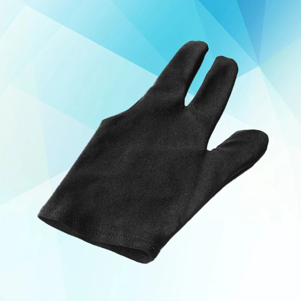

12 Pcs Gloves Pool Table Accessories 3 Fingers Billiard Cue Snooker Billiards Three Accessory Child