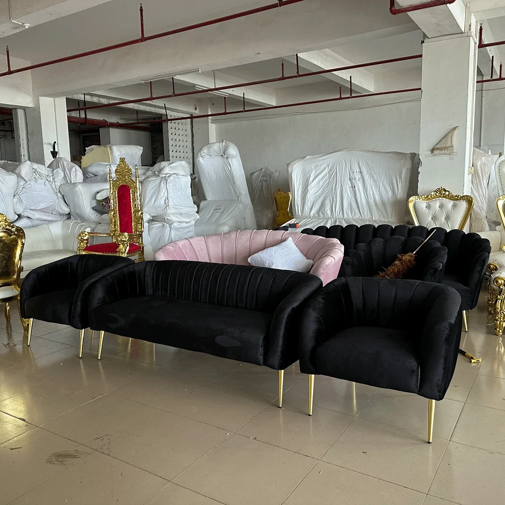 Modern Comfortable Fancy Couch Living Room Sofa Wedding Sofa Chair On