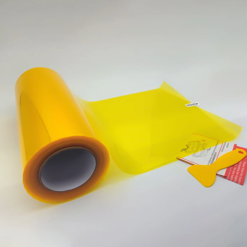 Nuovo! Faro dell'auto Fanale posteriore Pellicola protettiva Tinta Pellicola in vinile Pellicola per lampada automatica Foglio adesivo Fumo che cambia colore Lampada fendinebbia posteriore - immagine 5