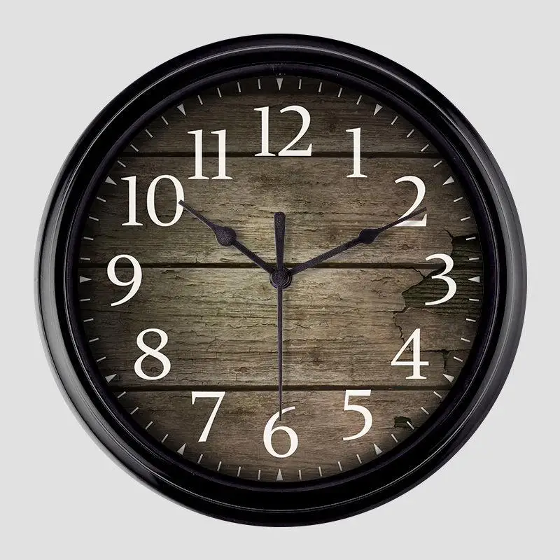 

Classic Vintage Wall Clock Bedroom Design Silent Stylish Round Wall Watch Living Room Simple Horloge Murale Home Decoration