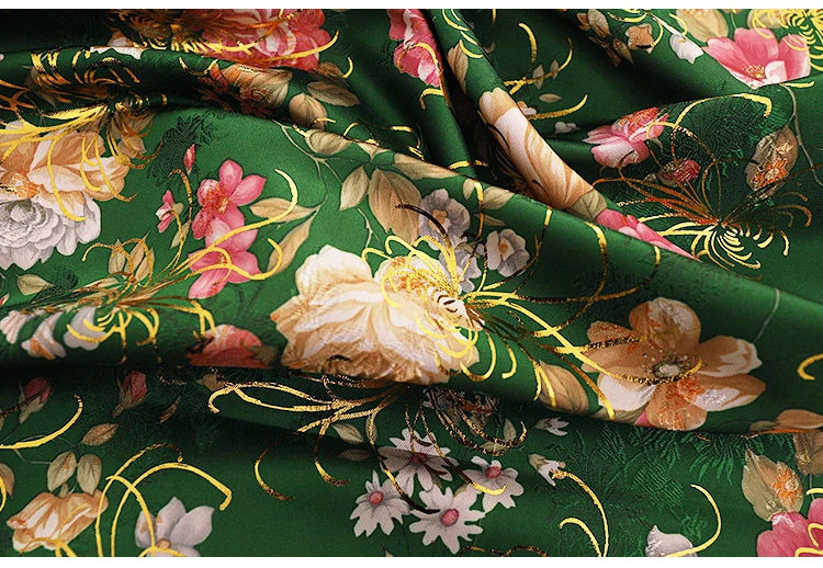 145 cm Breite, simulierter Seidenbrokat-Jacquard-Kleidungsstoff zum Nähen, Cheongsam-Beutel, Box, Verpackung, Dekoration, handgefertigter Stoff – Detail 15