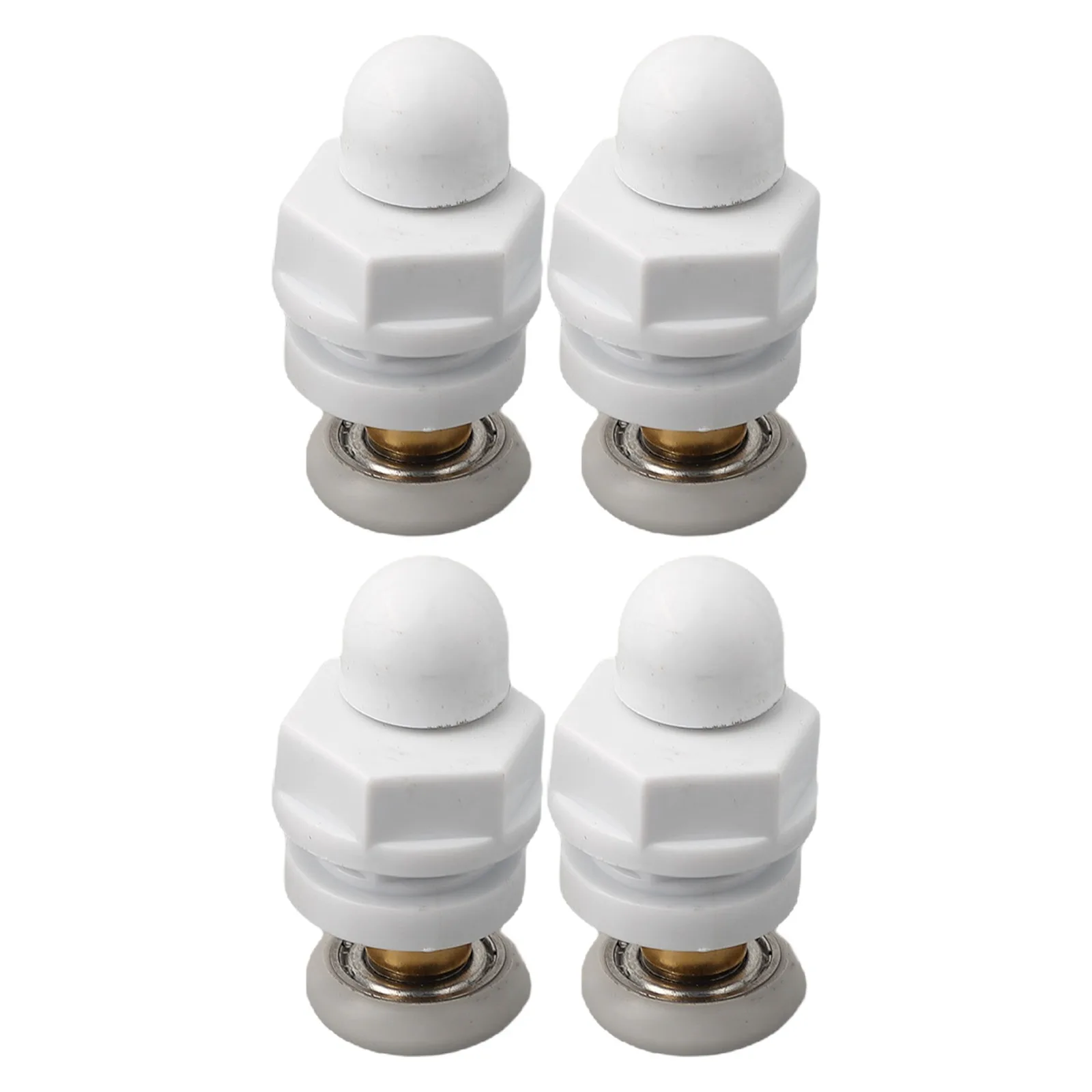 Shower Door Rollers 19/23/25/27/29mm Durable Rooms Cabins Pulley For 4-8mm Glass Doors 4x