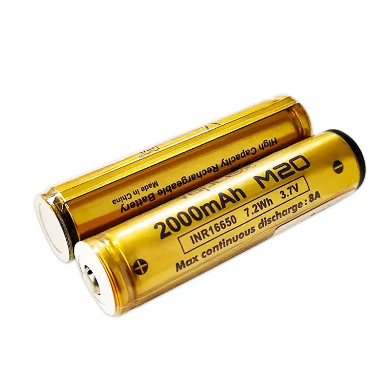 Inr 16650 Bateria 2000mah 8a 3.7v Recarregável li Ion Bateria Baterias de Lítio para Lanterna Ferramentas Elétricas Original Vapcell-m20 - Image 4