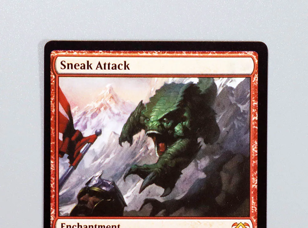 Sneak Attack Foil/Holo TCG Magical proxy Cards Game Top Quality Proxy Cards Gathering Board Game Trading Proxy