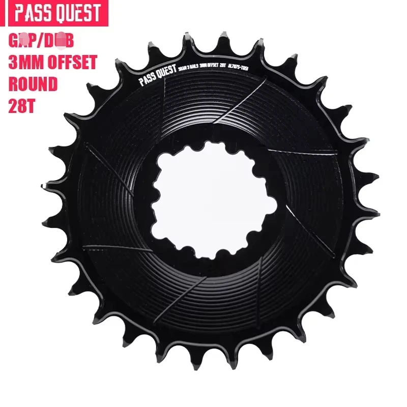 【新品未使用】PASS QUEST ブラック チェーンリング　54t S40a2be933c14418baa29e8f66afdf