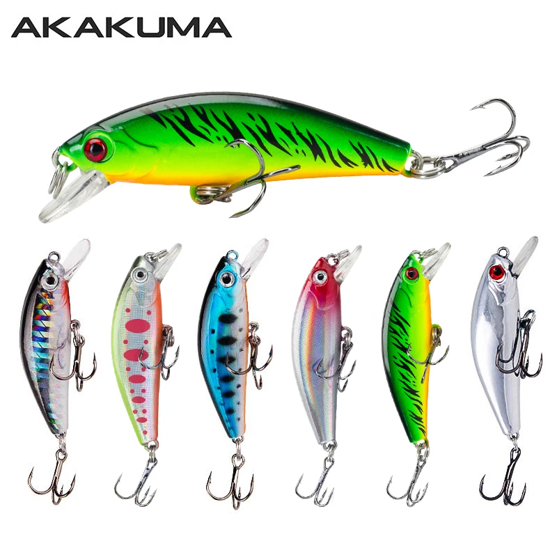 6 Stück 8,1cm/6,7g Hartköder Bass-Wobbler Sinkende Künstliche Minnow-Angelköder