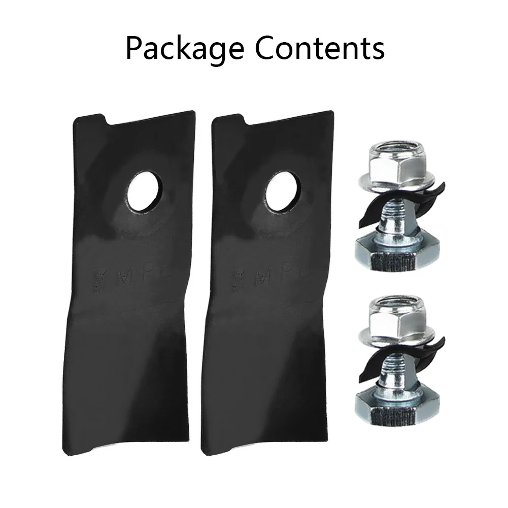 HighqualityHardenedLawnMowerBladesBlackFitsForMasport200300