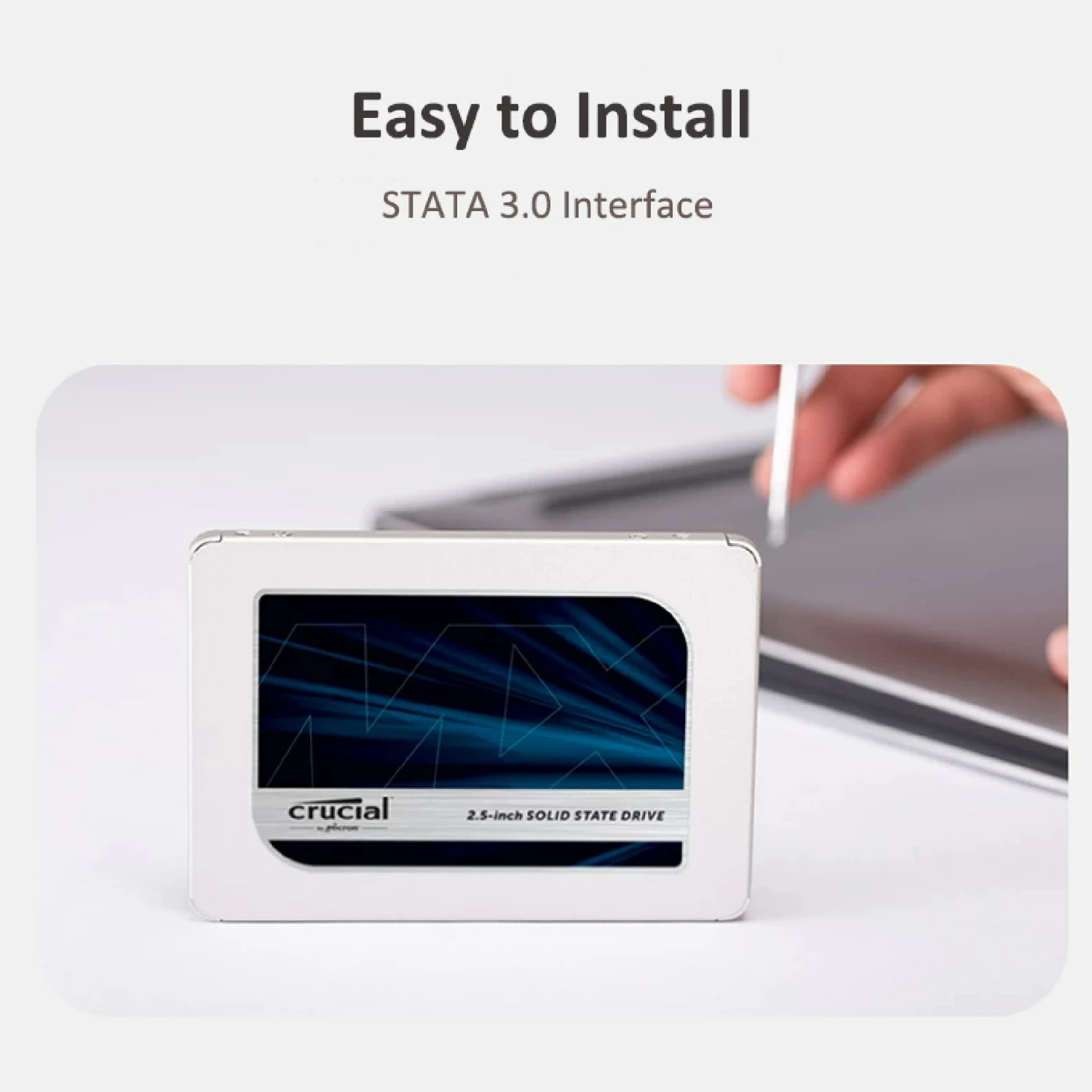 Crucial MX500 ָ Ʈ ̺,   Ƽ Ʈ ũž ϵ ũ, 3D NAND SATA3.0 SSD, 500GB, 1TB, 2TB, 4TB