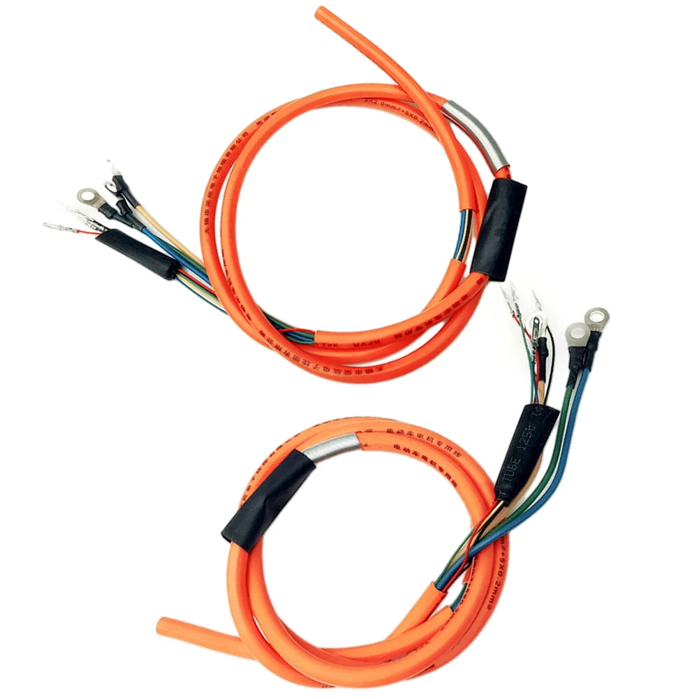 Motor Cable Brushless DC Motor Hall With Phase Wire Pure Copper Hall Sensor Wire For 1000/800W Motor Electric Bicycle Accessory