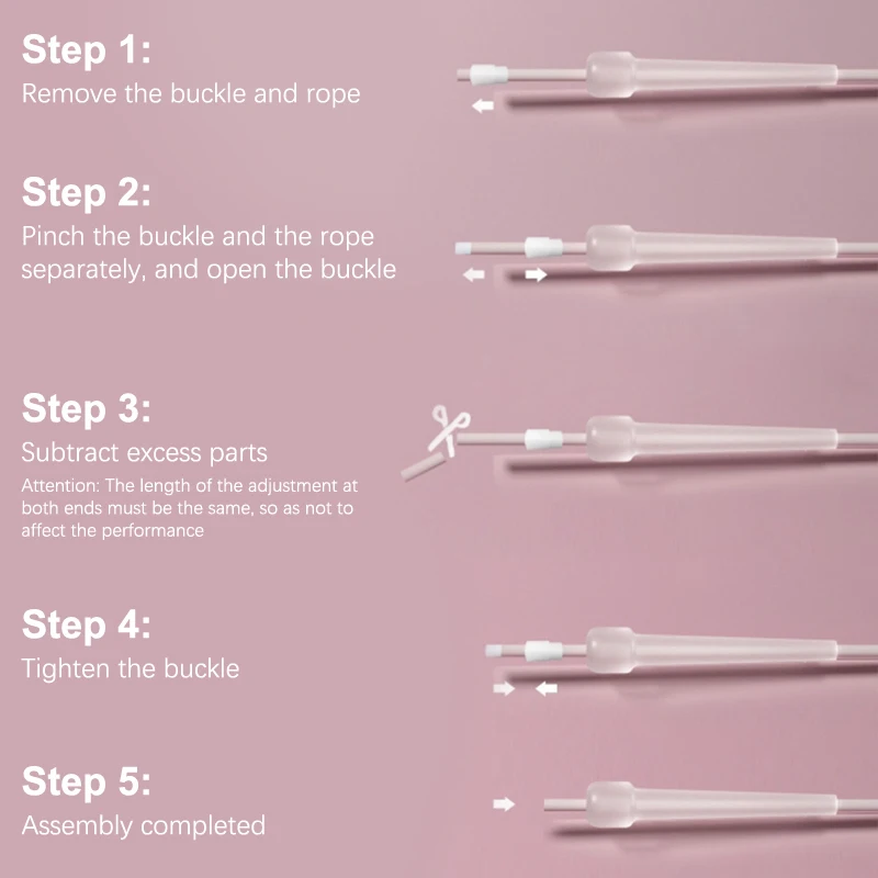 

Детская скакалка 2,8 м с прозрачной ручкой, Скакалка для гонок, спортивное оборудование