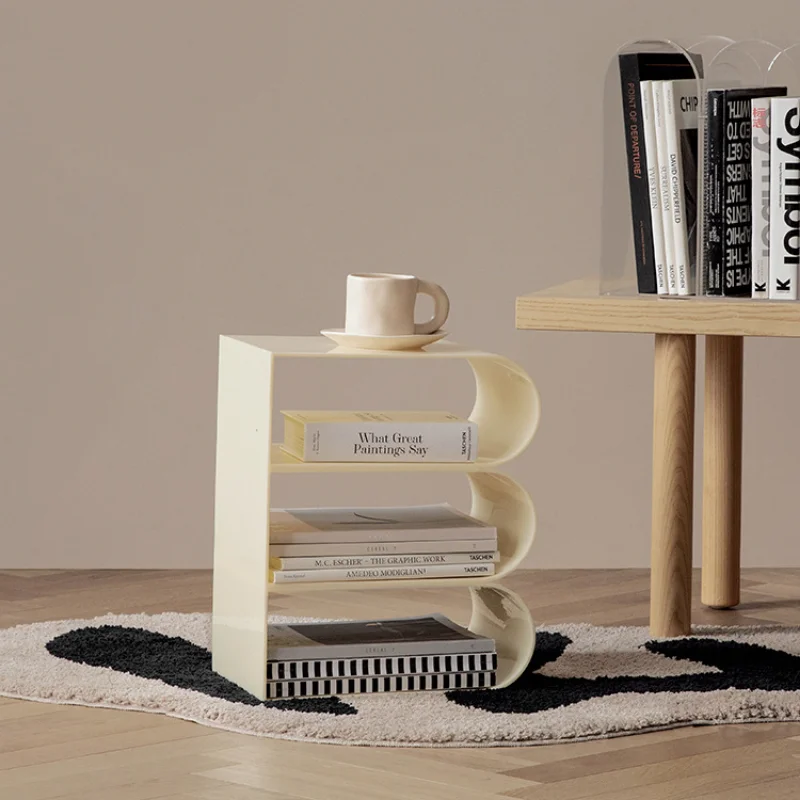 

Side Table Modern Simple Coffee Table Books Creative Acrylic Bedside Table Multilayer Structure Home Furniture Child Bookshelf