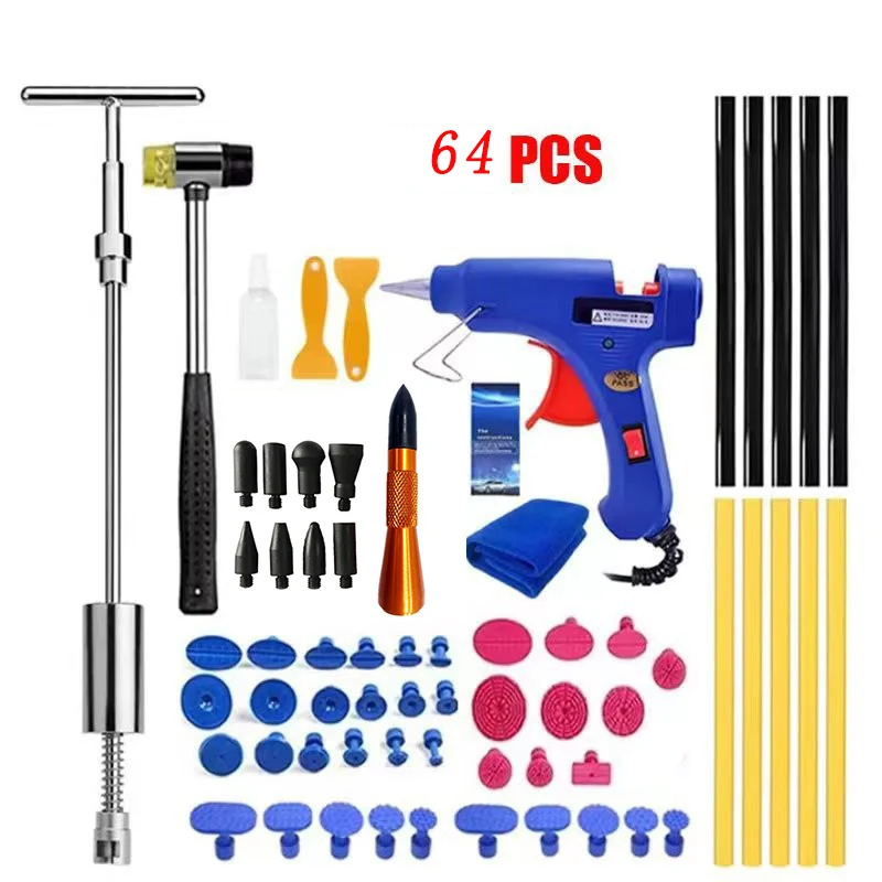New 64PCS Car Accessories Auto Dent Repair Kit Professional Mechanical