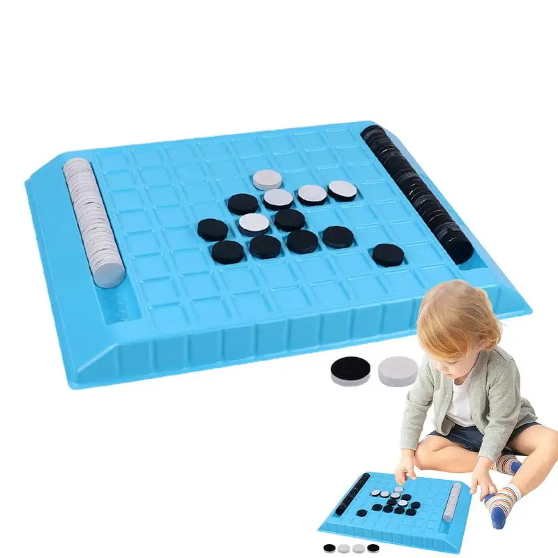 

Деревянные шахматы Reversi, интерактивные шахматы Reversi для детей, раннее обучение, игрушки для выращивания логического мышления