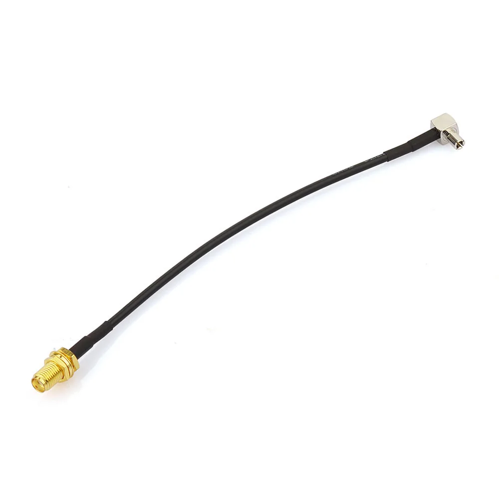 Superbat SMA Female Bulkhead to TS-9 Male Right Angle RG174 10cm RF Coaxial Pigtail Cable for Electronic Components Market
