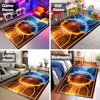 Creative Sports Area Rug Personalized Healthy ExerciseTeen Fantastic Basketball Enthusiast Carpet for Home Decor Kid Room ,Etc. 3