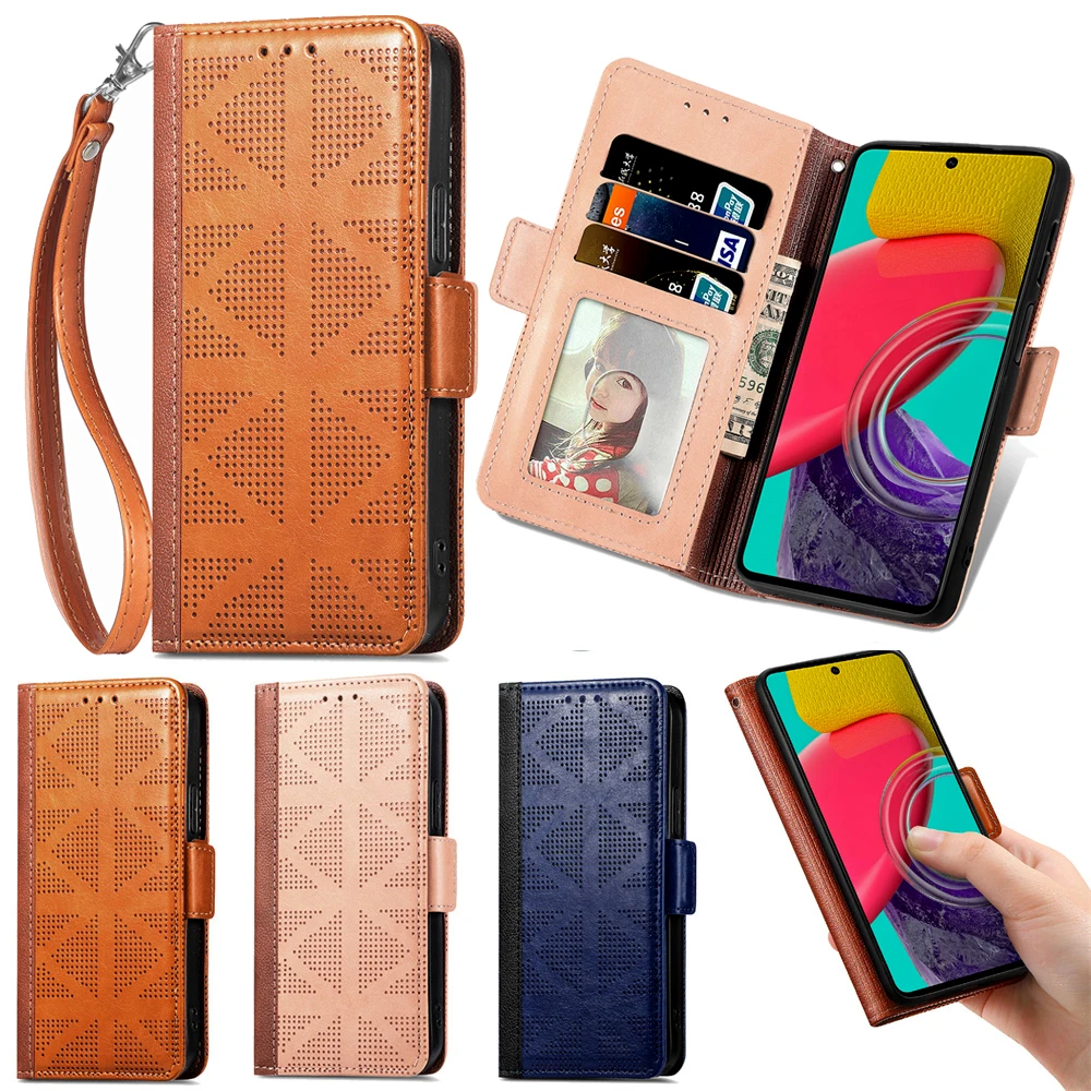 For Sony Xperia 10 1 Iv Phone Case Embroidery Letter Leather Wallet Cases For Xperia 1 5 10 Iii Case Pdx225 Flip Cover