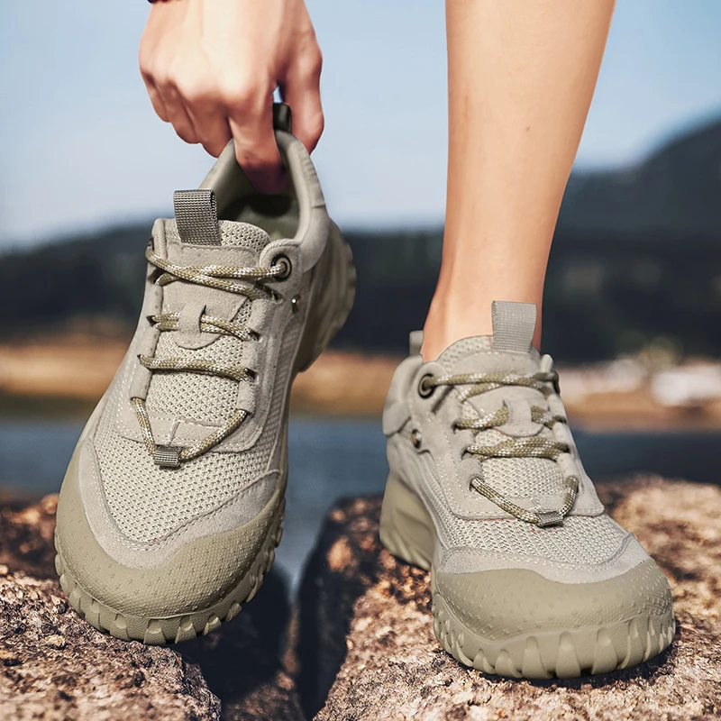 LP TRAIL HIKER WALK SNEAKER TAWNY MESH BREATHABLE