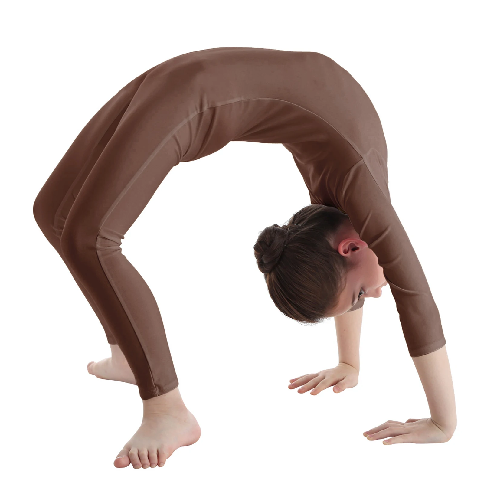 Kids Girls Ballet Dance Gymnastics Leotard Long Sleeve Jumpsuit Unitard Skating Acrobatics Yoga Training Performance Dancewear ballet leotard dance leotard girls dance costumes kids dance tops