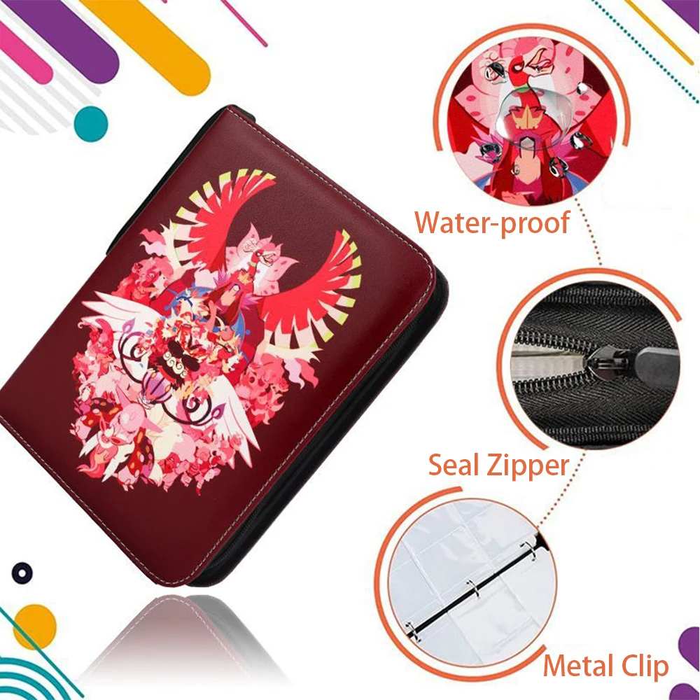

4/9Grids Pokemon Game Collection Card Book Card Storage Album Zipper Card Bag Anime Peripheral Portable Boy Children Toys Gift
