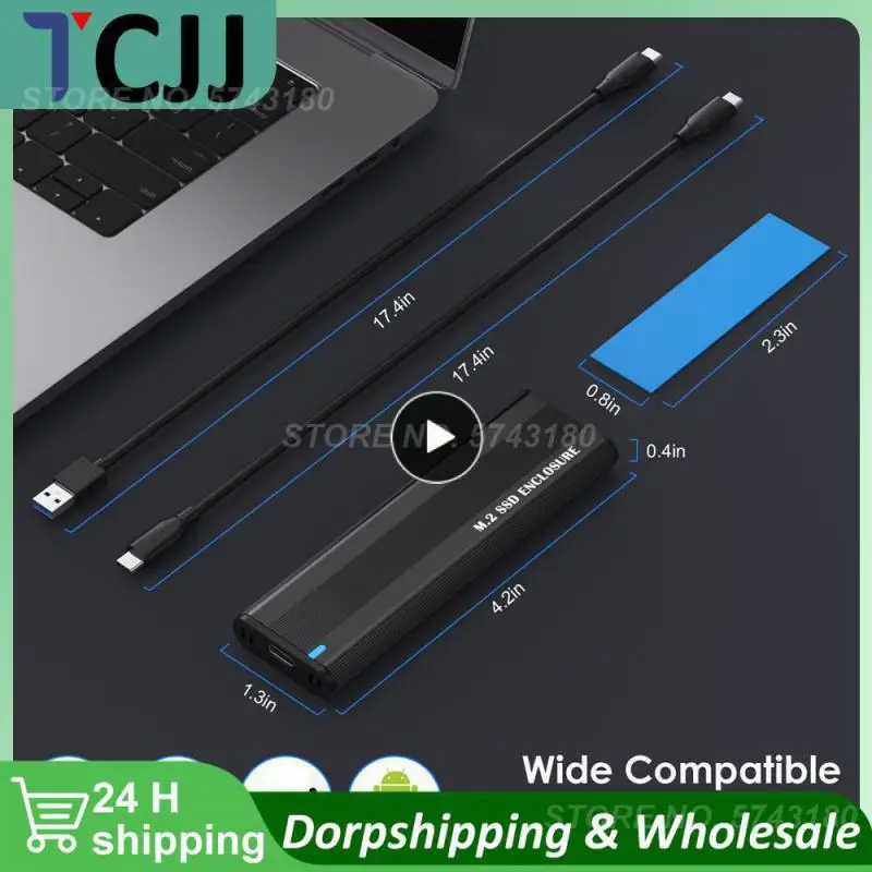 Custodia Ssd M2 Da 10Gbps Nvme Sata Dual Protocol M.2 A Usb Type C 3.1 Adattatore Ssd Per Nvme Pcie Ngff Sata Ssd Disk Box M.2 Ssd Case