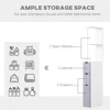 HOMCOM 54" Tall Bathroom Storage Cabinet, Freestanding Linen Tower With 2-Tier Shelf And Drawers, Narrow Side Floor Organizer, W 6