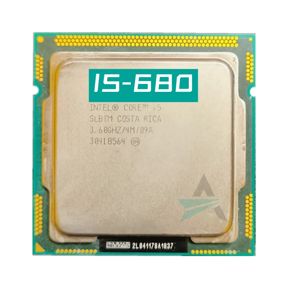 Processore Cpu Desktop Core I5 680 Slbtm Lga 1156 3.60Ghz 4Mb 2.5 Gt/S I5-680 Spedizione Gratuita