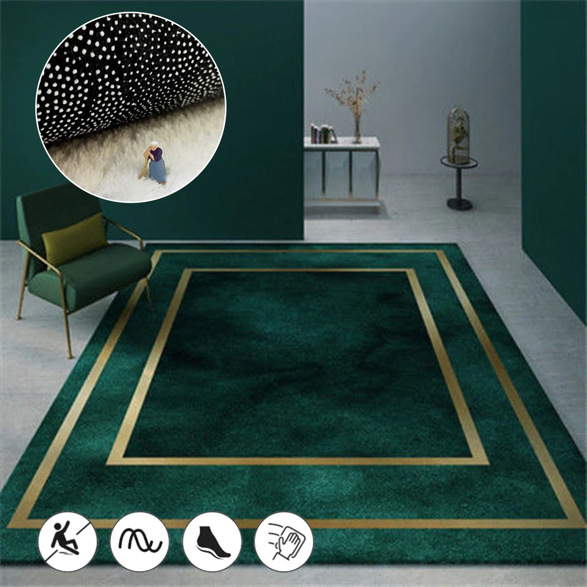 Green Area Rugs Living Room Emerald Green Living Room Rug Luxury