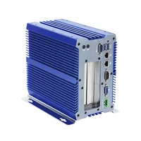 HUNSN Fanless Industrial PC,Mini Computer,IPC,IX07/IX07k,Windows 1/Linux Ubuntu,3PIN Phoenix,VGA,4COM,2LAN,9 to 36V,2xPCI 1